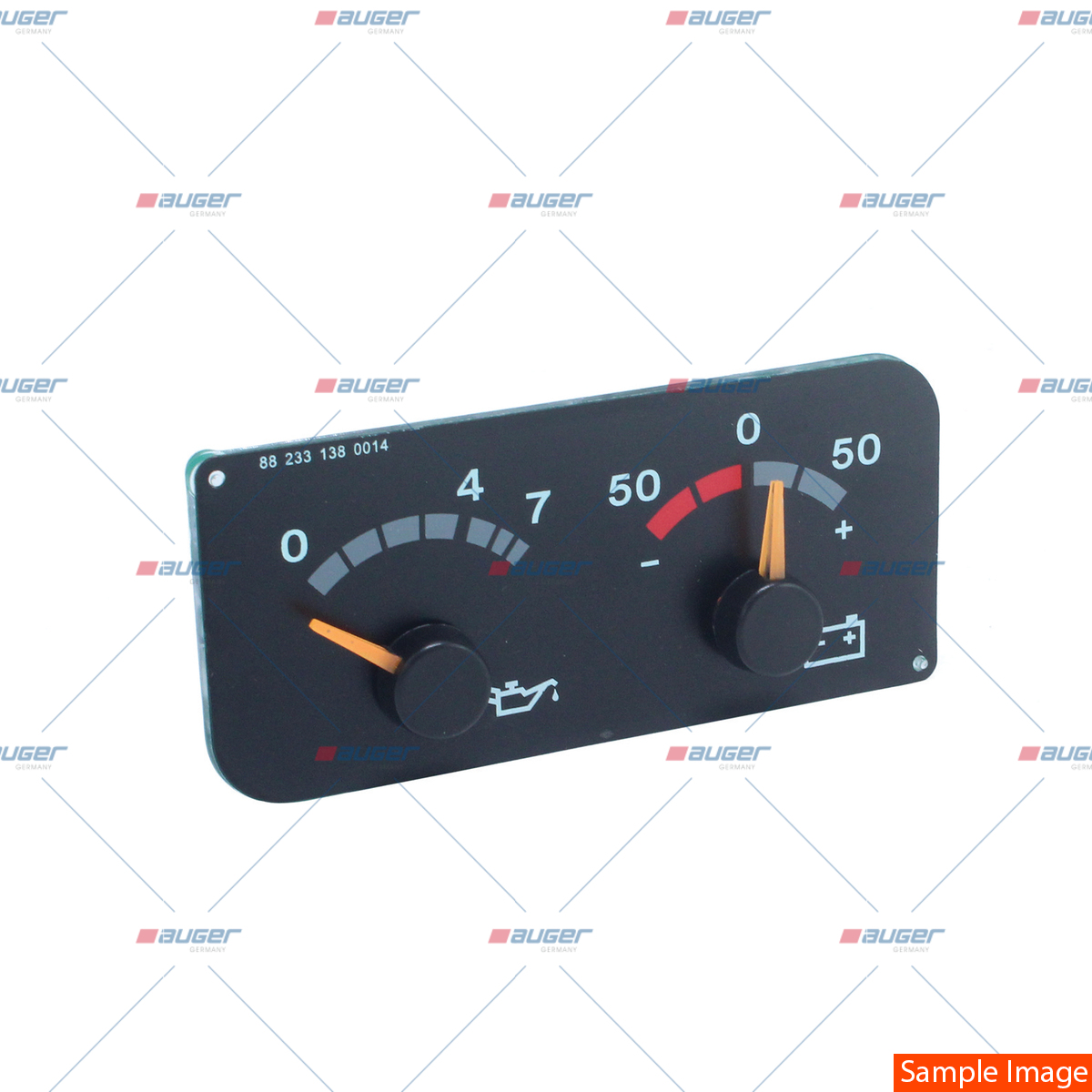Oeldruckanzeige, Armaturentafel