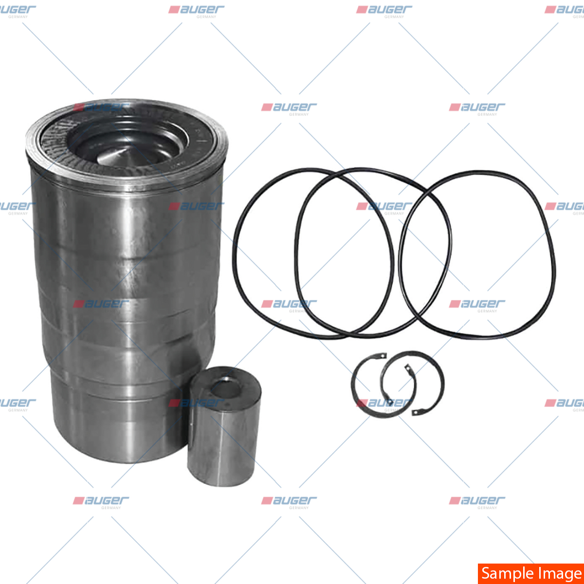Piston mit Linie