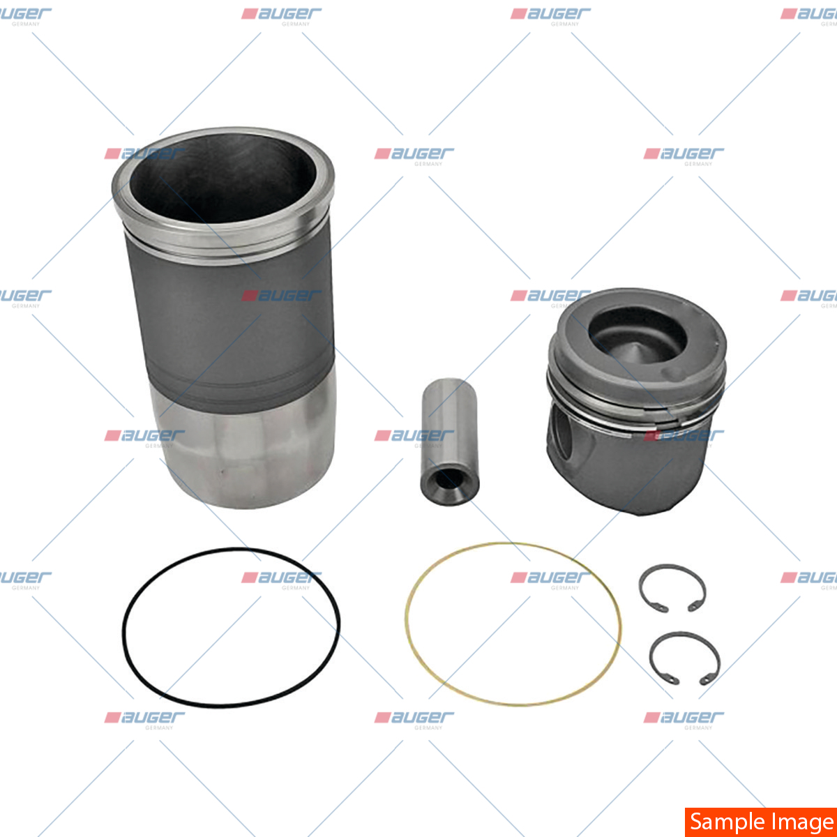 Piston mit Linie