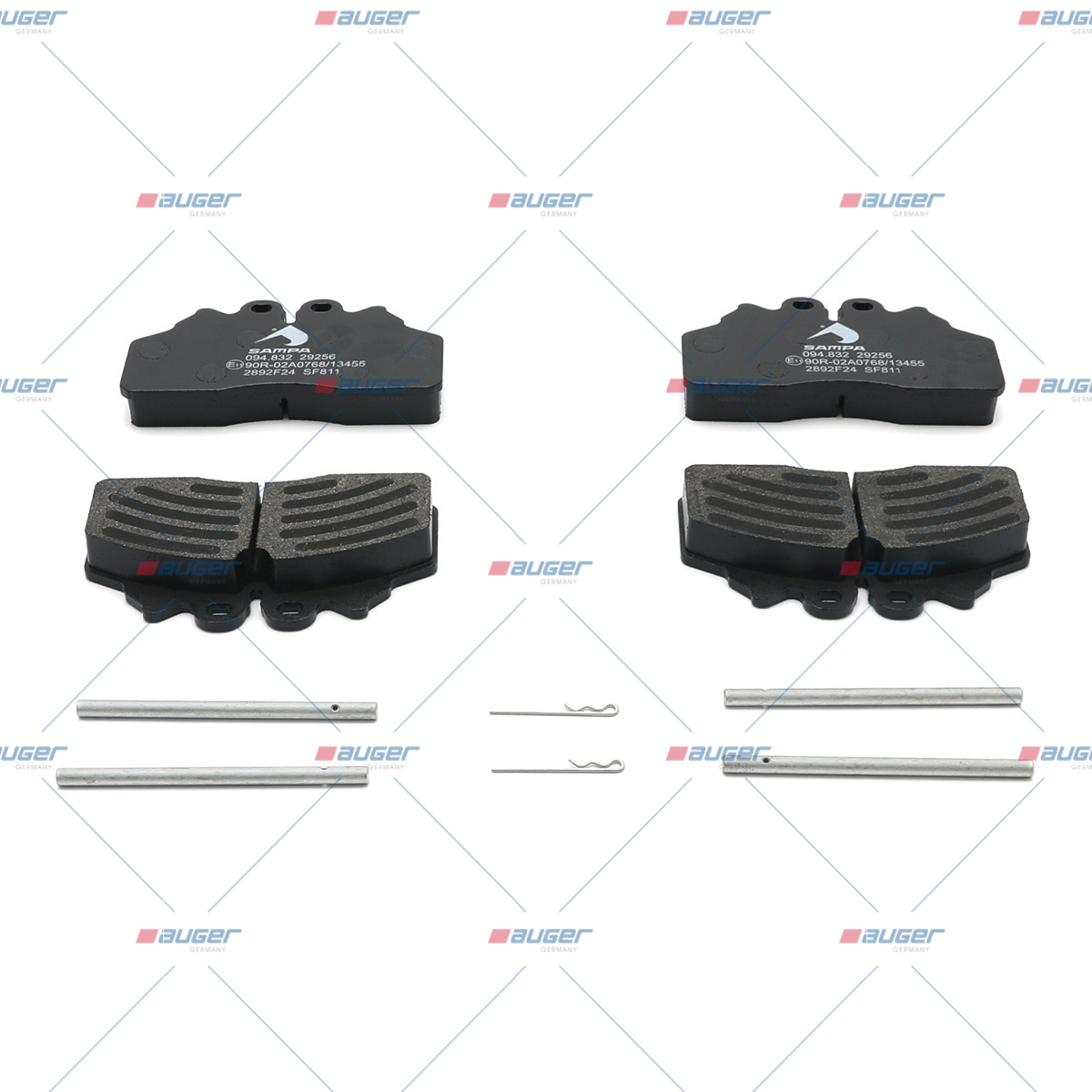 Satz, Scheibenbremsbelag