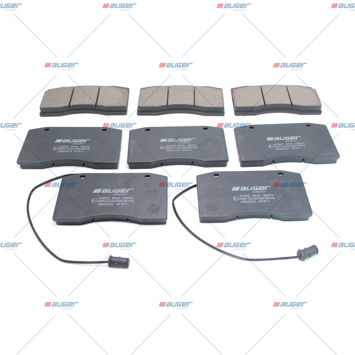 Satz, Scheibenbremsbelag